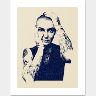 Sinéad O'Connor Blue vintage 1966 - 2023 Posters and Art